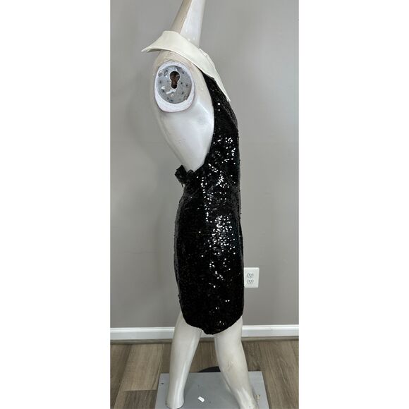 Bronx and Banco Wednesday Sequined Halterneck Minidress Size M $750 - Picture 10 of 13